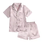Détails du tissu satin