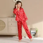 Pyjama rouge élégant