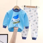 Pyjamas enfants à motifs animaux unisexe