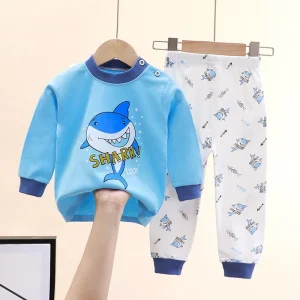 Pyjamas enfants à motifs animaux unisexe